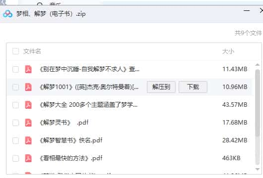 解梦、梦相电子书9个pdf文件下载插图
