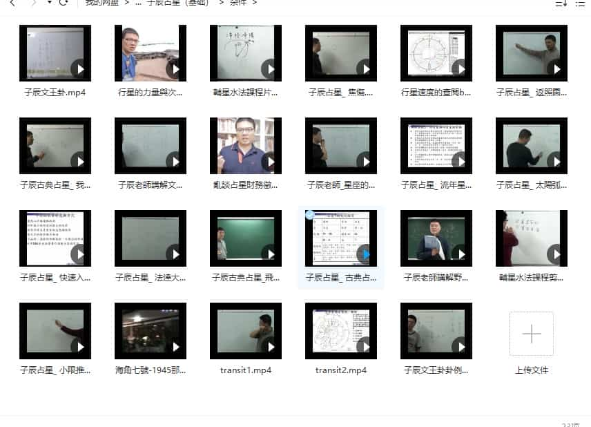 子辰 廖冠霖 古典占星（入门、基础、进阶、推运）全套课程视频+讲义插图1