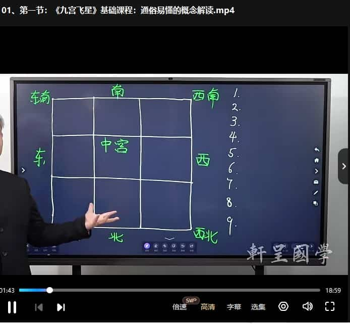 赵倍功2023九宫飞星23集利用九宫飞星图来测事占断吉凶插图1