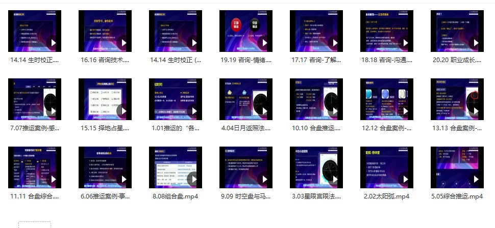 小雅礼斗占星高阶20集视频课程插图1