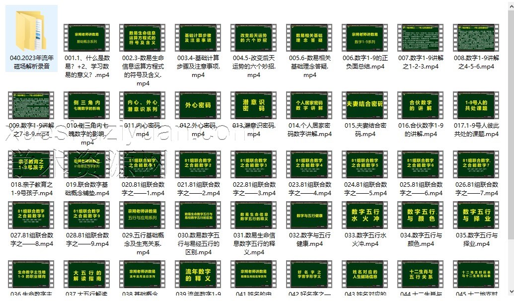 宗朔老师讲数易丨专业课 – 全新视频版插图